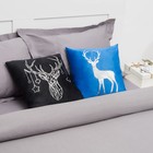 Наволочка декоративная "Олень" 40 х 40 см, велюр, 100 % п/э - Фото 4