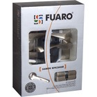 Замок врезной Fuaro SET F1611 AB, с ручкой, цвет бронза - Фото 3