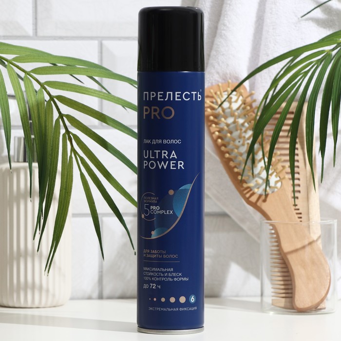 Лак для волос "Прелесть" Professional Ultra Power, экстремальная фиксация, 300 мл 16993