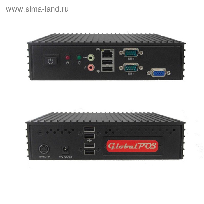 POS-компьютер Global POS PEGASUS jr/S(AtomD525,Dual Core;1,86GHz;1Gb DDR2;HDD), WinPOSReady7 37933 - Фото 1