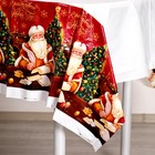 Скатерть одноразовая «Счастливого Нового Года», Дед Мороз, 182×137 см - Фото 5