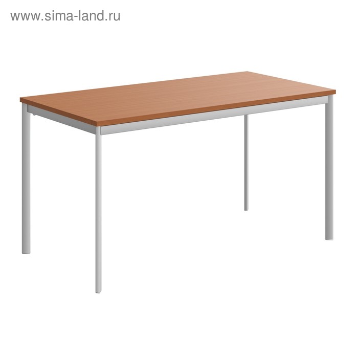Стол письменный Imago S СП-3S, 1400х720х755 мм, груша ароза/алюминий - Фото 1