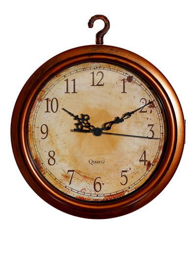 Часы настенные двусторонние, на подвесе «Сабатини», плавный ход, 35×30 см, d-19.5 см