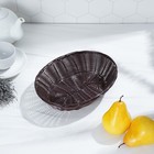 Корзинка для подачи Доляна «Шоко», 25×17×6 см, коричневая - Фото 5