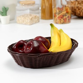 Корзинка для фруктов и хлеба Доляна «Шоко», 27x21x6 см