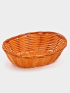 Корзинка для фруктов и хлеба Доляна «Капучино», 17×14×4 см, пластик, плетёная, коричневая - Фото 3