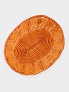 Корзинка для фруктов и хлеба Доляна «Капучино», 17×14×4 см, пластик, плетёная, коричневая - Фото 6