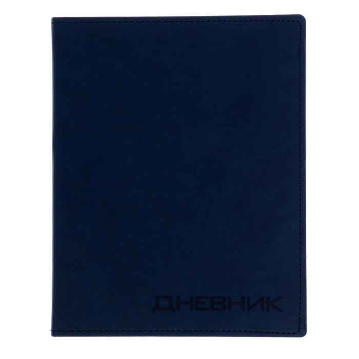 Премиум-дневник универсальный, для 1-11 класса Vivella, обложка искусственная кожа, синий - Фото 1