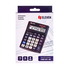Калькулятор настольный ELEVEN, 10-разрядный, 103×138×24 мм, двойное питание, чёрный - фото 51709040