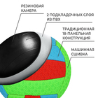 Волейбольный мяч, машинная сшивка, 18 панелей, р. 2, PVC, цвета МИКС - Фото 3