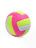 Волейбольный мяч, машинная сшивка, 18 панелей, р. 2, PVC, цвета МИКС - Фото 6