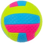 Мяч волейбольный пляжный, ПВХ, машинная сшивка, 18 панелей, р. 2, цвета МИКС - фото 211834