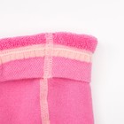Колготки детские махровые, цвет розовый, рост 104-110 см - Фото 4