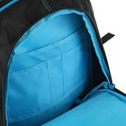 Рюкзак школьный эргономичная спинка Kite 8001 Junior-3, 40 х 30 х 17 см, чёрный/синий - Фото 5
