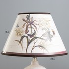 Лампа настольная керамика "Полевые цветы" Е14 25W 220В 37,5х25х25 см - Фото 5