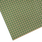 Бумага упаковочная крафт "Клетка Роял зелёная", 0,72 х 10 м, 70 г/м² - Фото 2