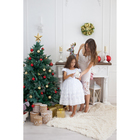 Венок новогодний d=28 см «Зимнее волшебство. С бантиком» декор золотые ягодки - Фото 5