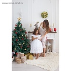 Венок новогодний d=28 см «Зимнее волшебство. С бантиком» декор золотые ягодки - Фото 4