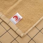 Полотенце двухстороннее «Этель. Марс», 70×140 см, 380 г/м², 100% хлопок, бежевое  (артикул 3539400)  большой выбор товаров оптом и в розницу по низким ценам с доставкой