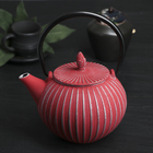 Чайник «Тео», 850 мл, с ситом, цвет красный - Фото 4