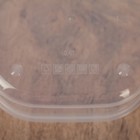Контейнер квадратный Доляна, пищевой, 400 мл, цвет сиреневый - Фото 4