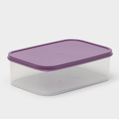Контейнер пищевой Доляна, 1,2 л, цвет фиолетовый