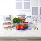 Набор контейнеров пищевых прямоугольных Доляна, 3 шт: 150 мл, 500 мл, 1.2 л, цвет бирюзовый - Фото 7