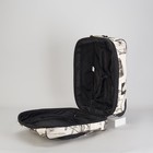 Чемодан малый "Путешествие" 20", отдел на молнии, с расширением, наружный карман, 2 колеса - Фото 6