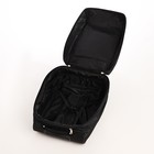 Чемодан малый 20", отдел на молнии, с расширением, наружный карман, 2 колеса, цвет чёрный - Фото 8