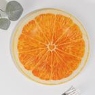Тарелка «Апельсин», d=21,5 см, цвет оранжевый - Фото 1