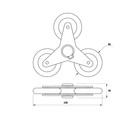 Колесо для тележки тройное, d=90 мм, черное - фото 25262969