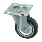 Колесо для транспортных тележек, d=75 мм, на площадке - Фото 2