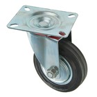 Колесо для транспортных тележек, d=100 мм, на площадке - Фото 2