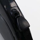 Рулетка "Пижон" классическая, с прорезиненной ручкой, 5 м, до 25 кг, трос, черная - Фото 4