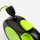 Рулетка «Пижон» светоотражающая, 8 м, до 50 кг, трос, прорезиненная ручка, зелёная - Фото 6