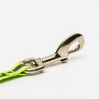 Рулетка «Пижон» светоотражающая, 8 м, до 50 кг, трос, прорезиненная ручка, зелёная - Фото 7