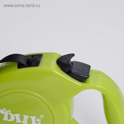 Рулетка DIIL, 3 м, до 10 кг, лента, зелёная