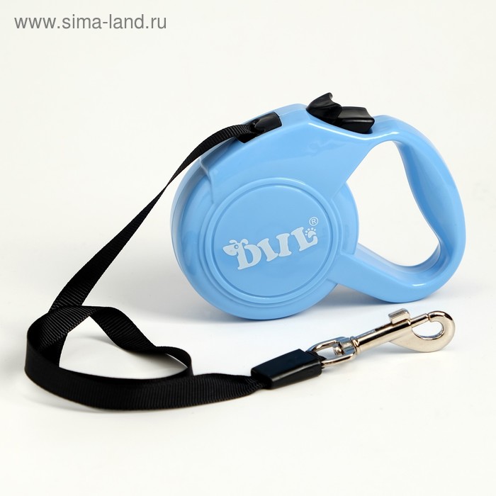 Рулетка DIIL, 3 м, до 10 кг, лента, голубая - Фото 1