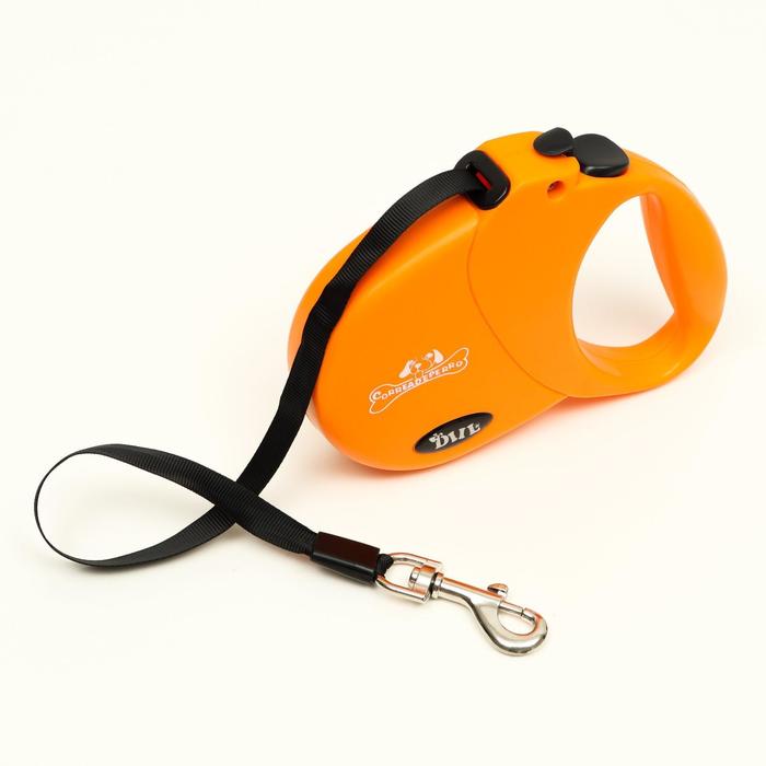 Рулетка DIIL, 4 м, до 20 кг, лента, оранжевая - Фото 1