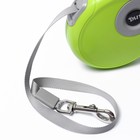 Рулетка DIIL, 8 м, до 50 кг, лента, прорезиненная ручка, зелёная с серым - Фото 2