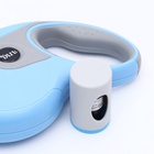 Рулетка DIIL, 8 м, до 50 кг, лента, прорезиненная ручка, голубая с серым - Фото 10