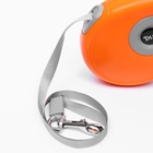 Рулетка DIIL, 8 м, до 50 кг, лента, прорезиненная ручка, оранжевая с серым - Фото 5