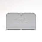 Туалет для собак 46,5 х 35,5 х 5,5 см, со стенкой, съёмной решеткой и столбиком, голубой - Фото 5