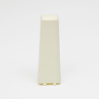 Туалет для собак, 46.5×35.5×5.5 см, со стенкой, съёмной решеткой и столбиком, пластик, розовый - Фото 4