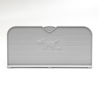 Туалет для собак 67 х 46 х 8 см, со стенкой, съемной решеткой и столбиком, черный - Фото 5