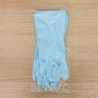 Перчатки хозяйственные защитные Доляна, суперпрочные, размер L, ПВХ, 80 гр, цвет голубой - Фото 5