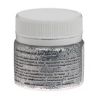 Декоративные блёстки LUXART LuxGlitter (сухие), размер 0.4 мм, 20 мл, серебро крупное - Фото 5