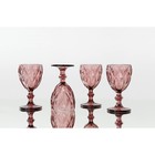 Бокал для вина Magistro «Круиз», 250 мл, 8×15.3 см, стекло, розовый - Фото 9