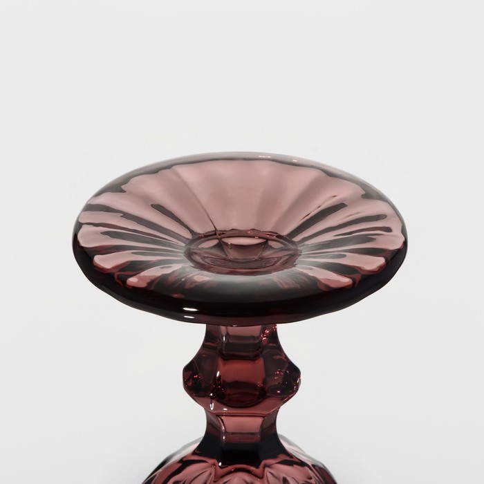 Бокал из стекла Magistro «Круиз», 250 мл, 8×15,3 см, цвет розовый - фото 1908396684