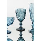 Бокал стеклянный Magistro «Круиз», 250 мл, 8×15,3 см, цвет синий - Фото 10